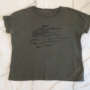 American flag cap T-shirt